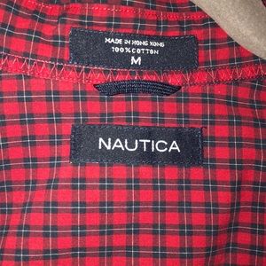 Nautica Red Plaid shirt